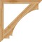 Ekena Millwork Imperial Traditional Rough Sawn Bracket, Western Red Cedar, 4"W x 48"D x 48"H BKT04X48X48IMP01RWR - alternate 3